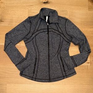 Lululemon define jacket Heathered Gray full Zip-Up Active women’s size 12